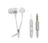 Esperanza Headphones Brand HOPE Model EH161W HOPE Headphones in the Ear with a Microphone with White Zipper