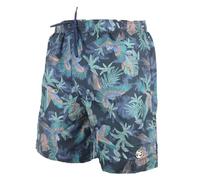 Espionage Big Mens Blue Green Nomme Swim Shorts Large Bird Print Oversized for Sizes 2XL 3XL 4XL 5XL 6XL 7XL 8XL, Size : 6XL