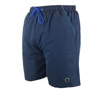 Espionage Big Mens Navy Blue Brendan Plain Swim Shorts Water Oversized Large Drawstring for Sizes 2XL 3XL 4XL 5XL 6XL 7XL 8XL, Size : 6XL