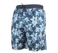Espionage Big Mens Navy Blue Chant Floral Swim Shorts Oversized Comfortable Large for Sizes 2XL 3XL 4XL 5XL 6XL 7XL 8XL, Size : 6XL