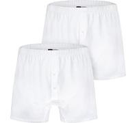 Espionage Big Size Twin Pack Jersey Boxer Shorts (U001) in White 4XL