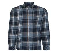 Espionage Brushed Check Shirt Long Sleeve Plus Big Pocket 2XL - 8XL Mens SH394
