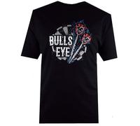 Espionage Bulls Eye Print T-Shirt for Mens T402 in Black 3XL