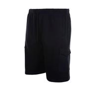 Espionage Cargo Jog Shorts Elasticated Waist Drawstring Fitness Casual Mens Plus Size 2XL-8XL LW051 (UK, Alpha, XXL, Plus, Regular, Navy)