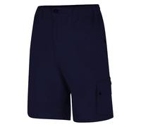 Espionage Cargo Shorts Elasticated Waist Drawcord Pockets Casual Men 2-8XL ST066 (UK, Alpha, 4XL, Plus, Regular, Navy)