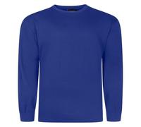 Espionage Crew Neck Pullover For Men in Twilight Blue, 4XL