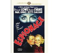 Espionage DVD (1937) - Edmund Lowe, Madge Evans, Paul Lukas, Ketti Gallian, Kurt