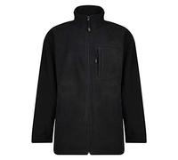 Espionage Fleece Jacket (2xl-6XL) Navy and Black (4XL, Black)