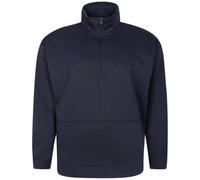 Espionage Half Zip Sweatshirt For Men in Navy, 4XL
