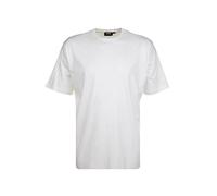 Espionage Mens Adults Kingsize Big Size Crew Neck Round Plain T-Shirt Short Sleeve 6XL White (T015)
