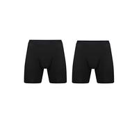 Espionage Mens Big Size 2 Pack Bamboo Boxer Shorts (U010D) in Black 8XL