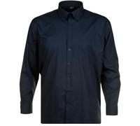 Espionage Mens Big Size Button Down Collar Long Sleeve Shirt (150) in Black in 4XL
