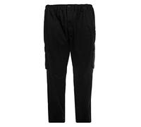 Espionage Mens Big Size Cotton Canvas Black Cargo Trousers (052)