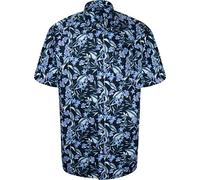 Espionage Mens Big Size Short Sleeve Floral Shirt in Multi 7XL