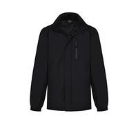 Espionage Mens Kingsize Coat Padded Breathable Waterproof Jacket Big Size Black 3XL (JT121)