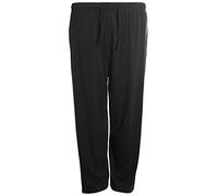 Espionage Men's Kingsize Jersey Lounge Pants Pockets Drawstring 7XL Black (PJ092)