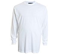 Espionage Men's Kingsize T015 Long Sleeve T-Shirt 4XL 56-58 White