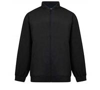 Espionage Mens Lightweight Microfibre Oxford Casual Jacket in Black in 7XL