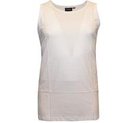 Espionage Mens Long Length Combed Cotton Vests (017) in White (Single Pack) in 2XL