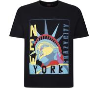 Espionage Mens New York Pop Art Big & Tall Short Sleeve T-Shirt