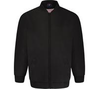 Espionage Men's Padded Oxford Jacket in Black 7XL
