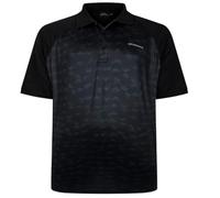 Espionage Mens Performance Big & Tall Short Sleeve Polo Shirt - Red/Balck - 3XL