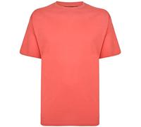 Espionage Men's Plain Crew Neck T-Shirt - Pink - 4XL