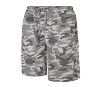 Espionage Men's Plus Size LW144 Long Cargo Lounge Shorts 5XL Grey Camo