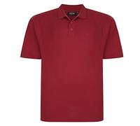 Espionage Men's Plus Size Premium Cotton Pique Polo in Wine 6XL