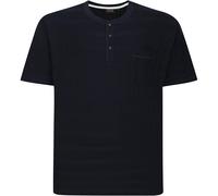 Espionage Mens Textured Grandad Big & Tall Short Sleeve T-Shirt