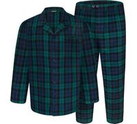 Espionage PJ151 Brushed Check Pyjama in Navy/Green 6XL