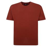 Espionage Plain Crew Neck Tee for Men in Rust, 3XL