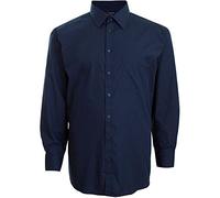 Espionage Plain Short Sleeve Shirts SH147 in Sizes 7XL and 8XL Navy