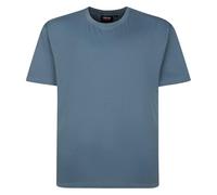Espionage Plain Tee for Men in Orion Blue, 4XL