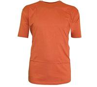 Espionage Premium Combed Cotton Crew Neck Tee Shirt in Coral in 3XL
