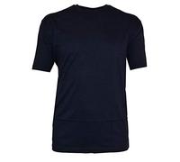 Espionage Premium Combed Cotton Crew Neck Tee Shirt in Navy in 4XL