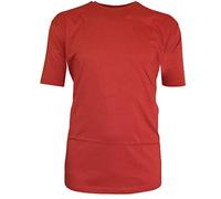Espionage Premium Combed Cotton Crew Neck Tee Shirt in Red in 2XL