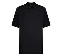 Espionage Premium Cotton Pique Polo Shirt (074) in Black in 3XL