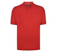 Espionage Premium Cotton Pique Polo Shirt (074) in Red in 4XL