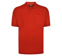Espionage Premium Cotton Pique Polo Shirt with Front Pocket (074A) in Terracotta in 5XL