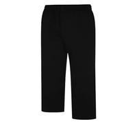 Espionage Rugby Trousers Stretch Elasticated Waist Pockets Casual Mens Plus Size TR056 (UK, Alpha, 6XL, Plus, Regular, Black)