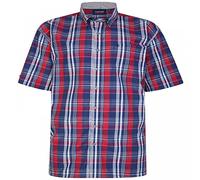 Espionage (SH385 Men's Plus Size Check Shirts in Red 3XL