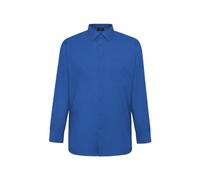 Espionage Shirt Plain Long Sleeve Button Up Collared Formal Mens Plus Size SH151 (UK, Alpha, 5XL, Plus, Regular, Cobalt)