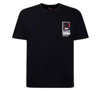 Espionage Short Sleeve T-Shirt for Men with Back Print in Black, 5XL