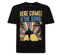 Espionage Short Sleeve T-Shirt for Men with Here Comes The Sun Print in Here Comes The Sun, 5XL