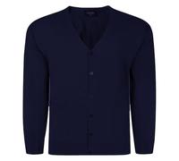 Espionage V Neck Cardigan For Men in Navy, 3XL