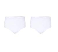 Espionage Y-Front Briefs Twin Pack Classic Underwear White Mens Plus Size 2XL-8XL U003 (UK, Alpha, 4XL, Plus, Regular, White)