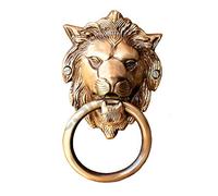 ESPLANADE - 6.75" Brass Lion Mouth Door Knocker | Brass Door Knocker