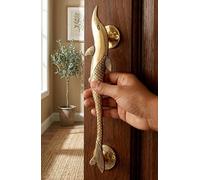 eSplanade Brass Designer Handle | Home Decor | Door Decor | Brass Door Pulls (Dolphin)
