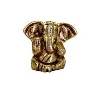 ESPLANADE Brass Ganesha Idol - 1.2 inches (Small Size) | Home Decor | Ganesh Ganesha Ganpati Ganapati Murti Statue